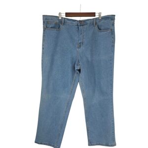 VTG Cotton Traders Blue Jeans Mid‎ Stone Wash Size 42/28